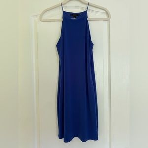Forever 21 royal blue halter casual dress